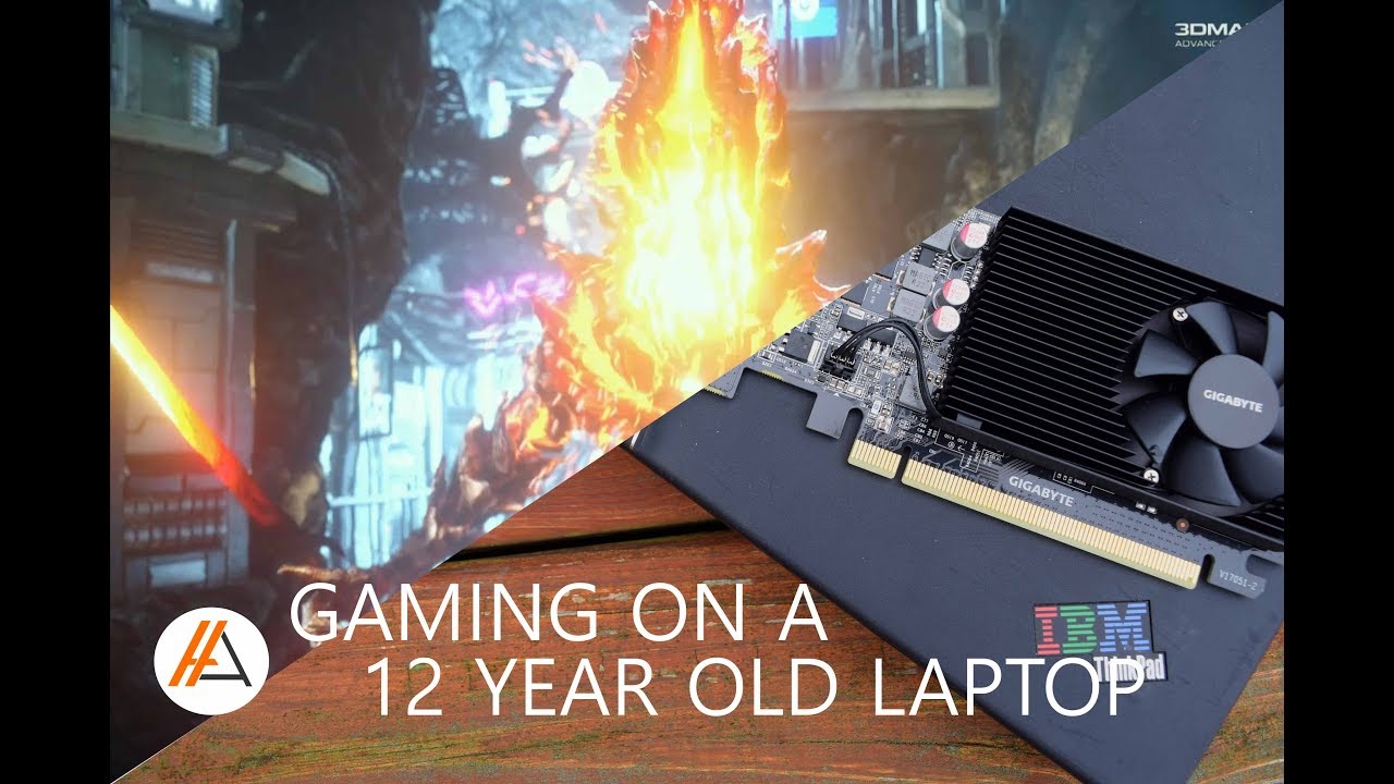Modern Gaming on a Laptop From 2006 Using the Lenovo Thinkpad 250310U Advanced Dock