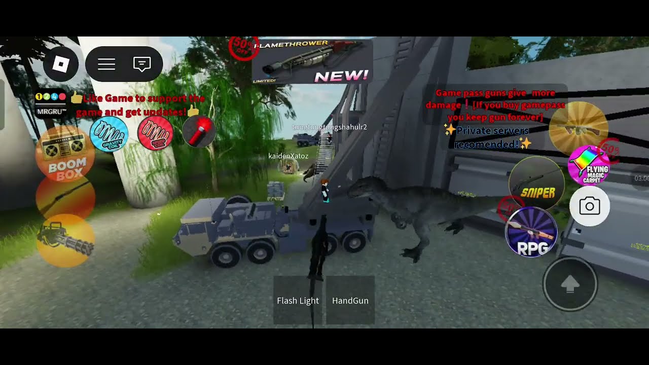 Escaping from dinosaurs in indominus Rex escape 🦕🦖🏞️🌴