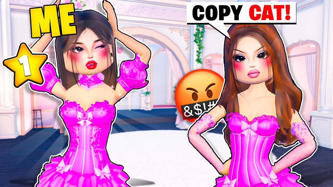 COPYING My SISTERS Outfits But Making Them BETTER in Dress to Impress...