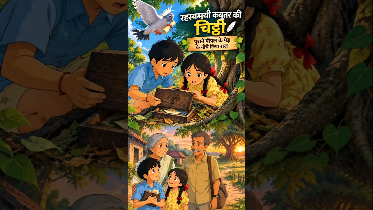 The Mysterious Pigeon Letter 🕊️ | A Secret Under the Old Peepal Tree | 90s Indian Nostalgia