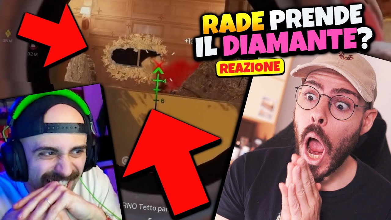 RADE AD UN PASSO DAL DIAMANTE?! - Rainbow Six Siege ITA Reazione