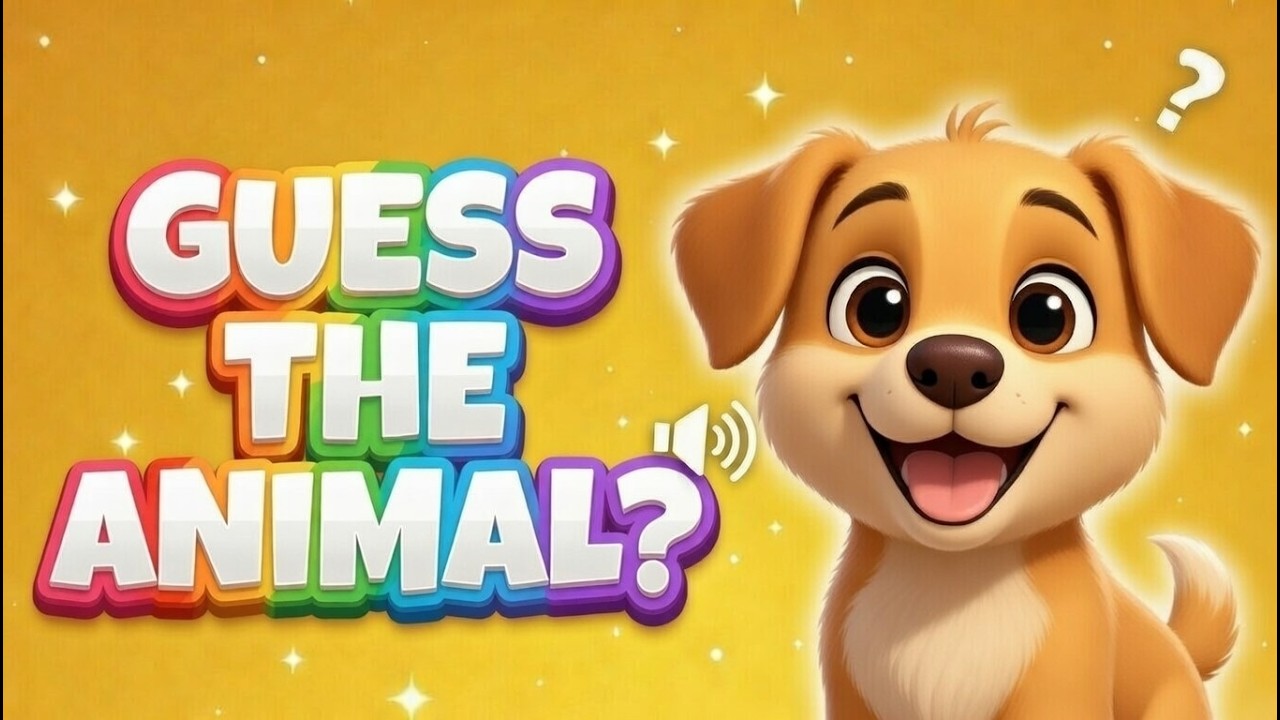 Guess the Safari Animal by Sound 🦁🐘 | Learn Animal Names for Kids