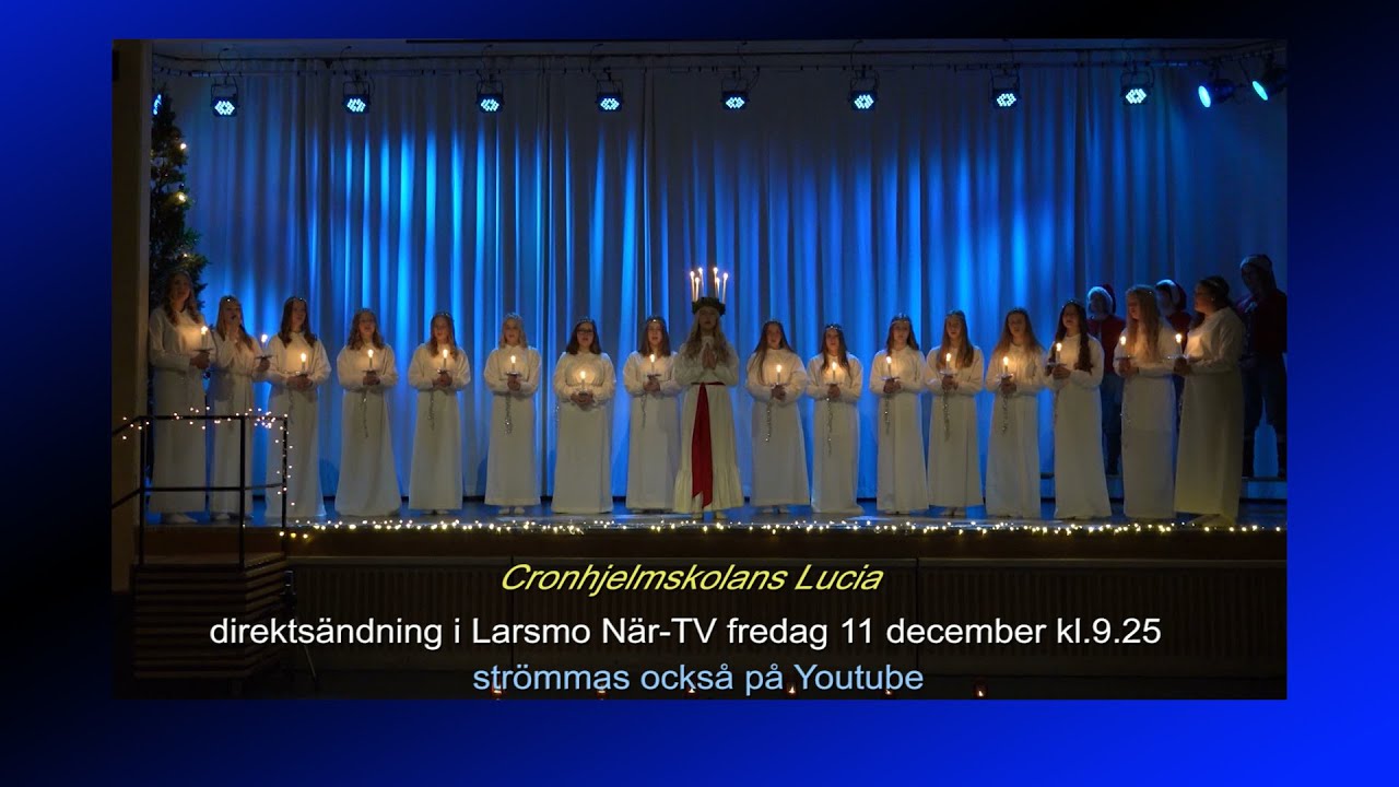 Cronhjelmskolans Lucia 11.12.2020 / Larsmo När-TV
