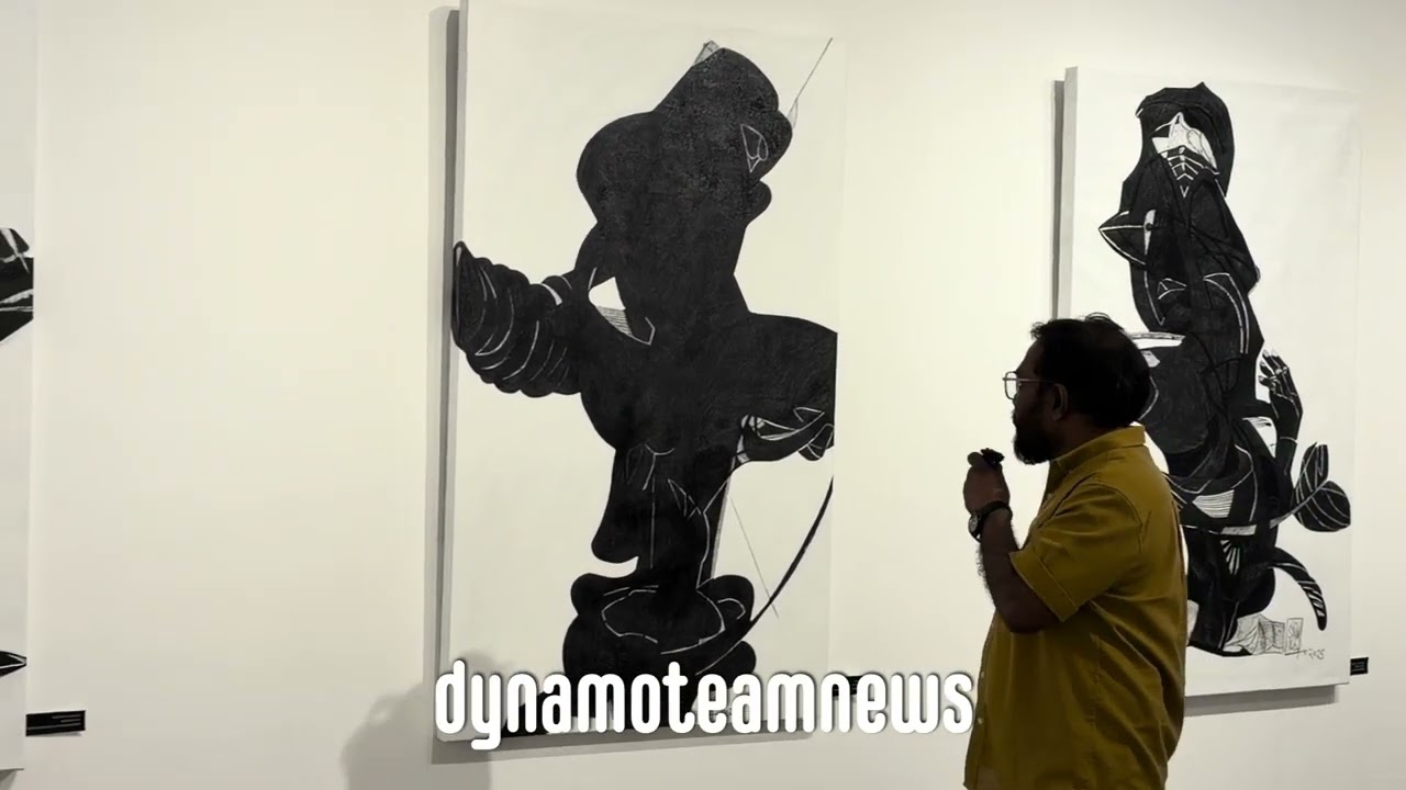 THE BLACK By Shivlal Saroha art show at CKP
