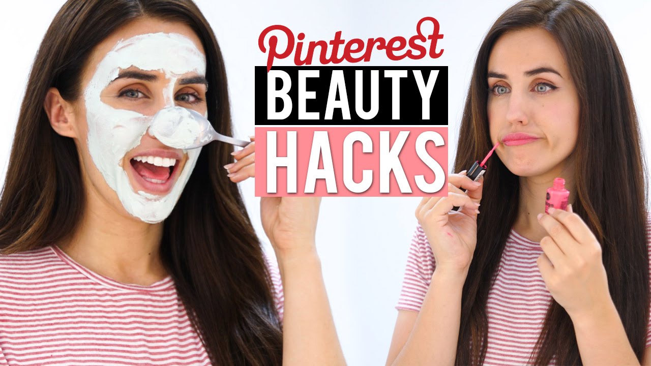 PROBANDO tips raros de belleza de Pinterest