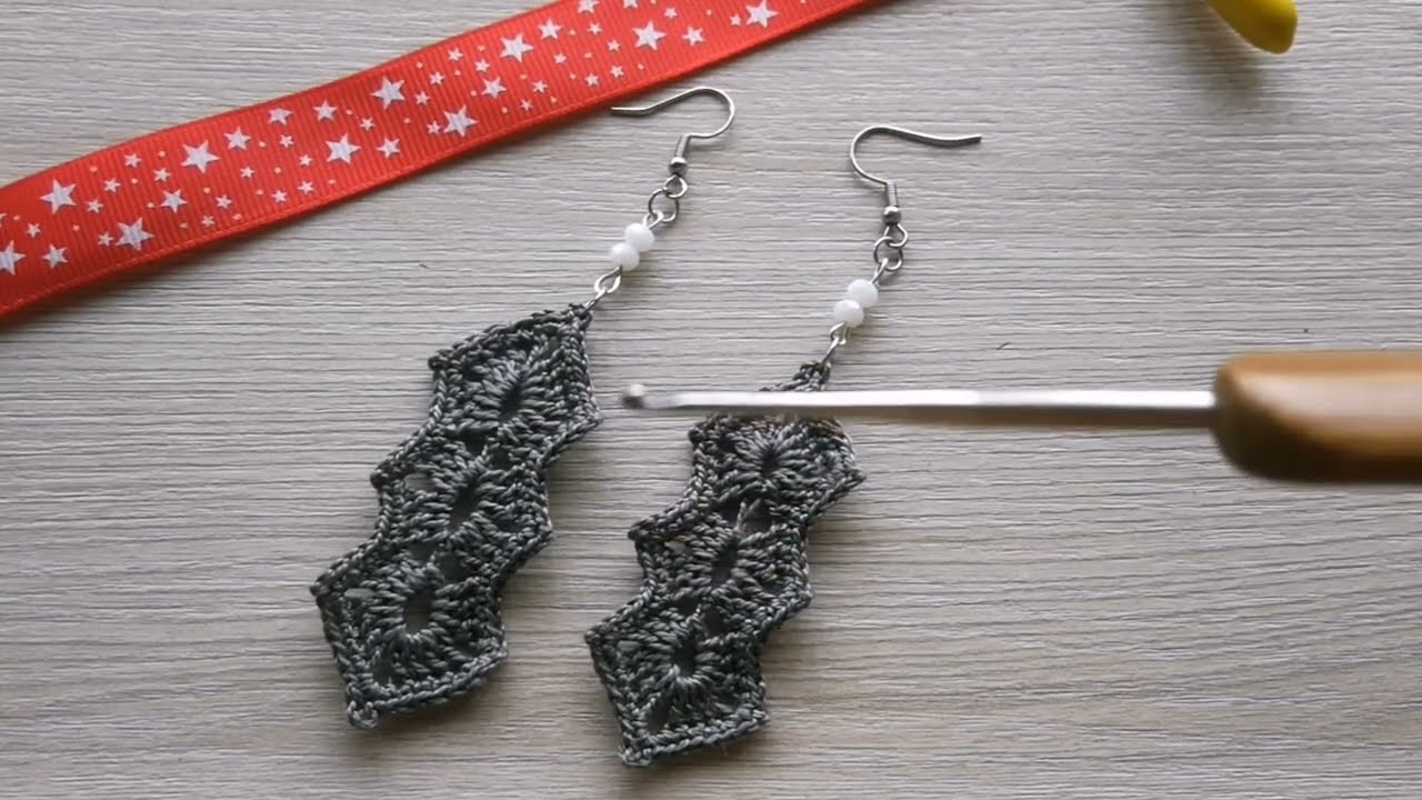 SUPER HERMOSOS, Muy faciles de hacer, # 219 aretes NAVIDEÑOS