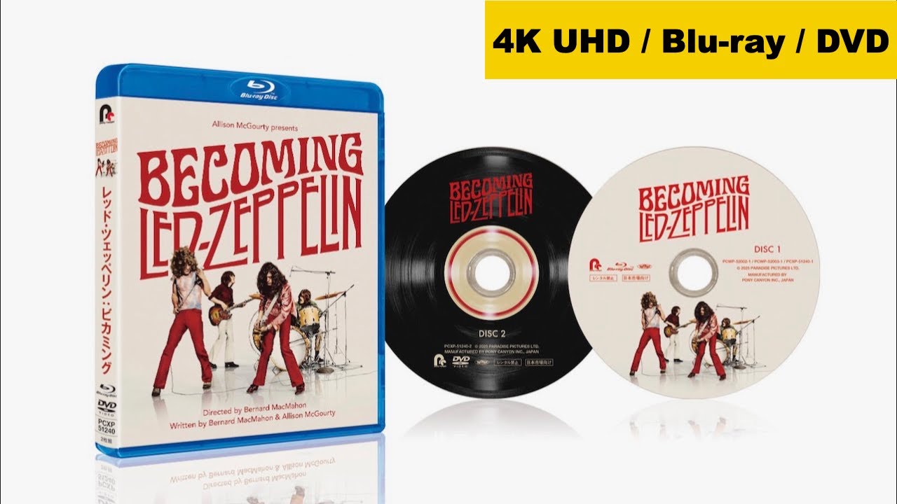 【4K UHD/Blu-ray/DVD】『レッド・ツェッペリン：ビカミング』2026年3月25日発売／デジタルセル先行販売中！