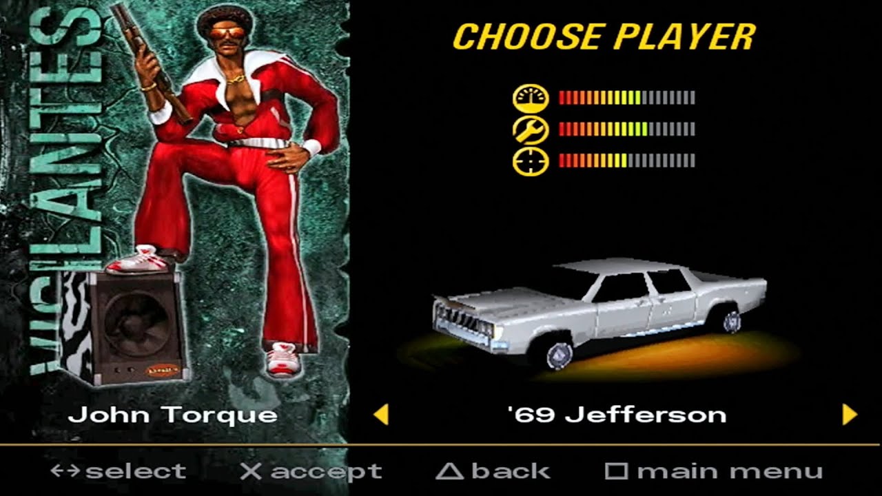 Vigilante 8 (ps1) walkthrough john torque