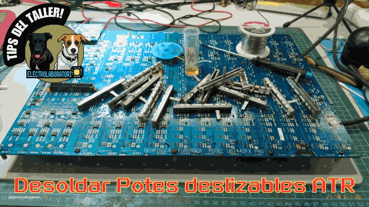 :: Tips del Taller :: Cómo desoldar deslizables y no morir en el intento