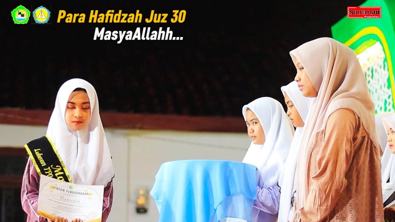 PROSESI WISUDA HAFIDZAH JUZ 30 || #wisudatahfidz #haflahakhirussanah #khotmilquran #santriputri 
