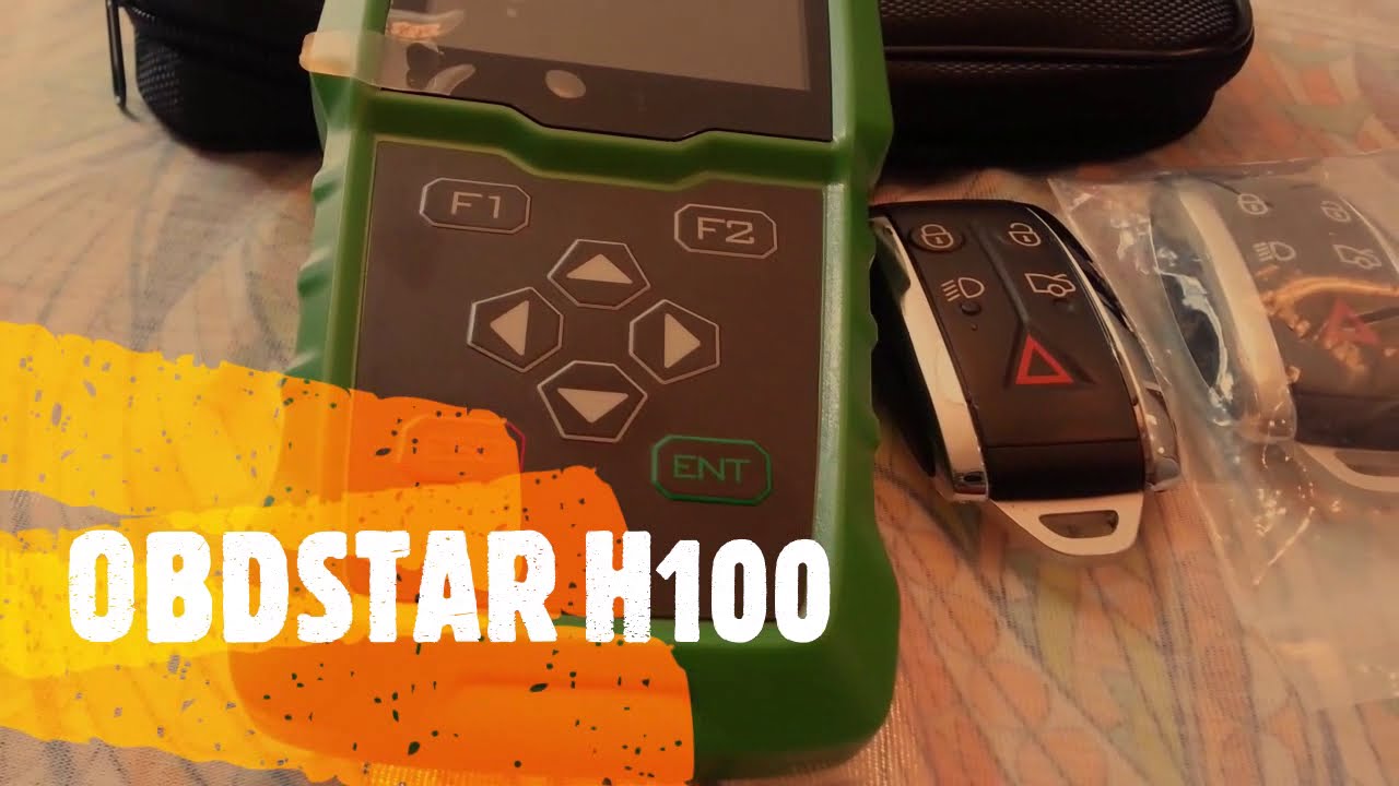 Jaguar XF 2012 Key Fob Programming OBDSTAR H100
