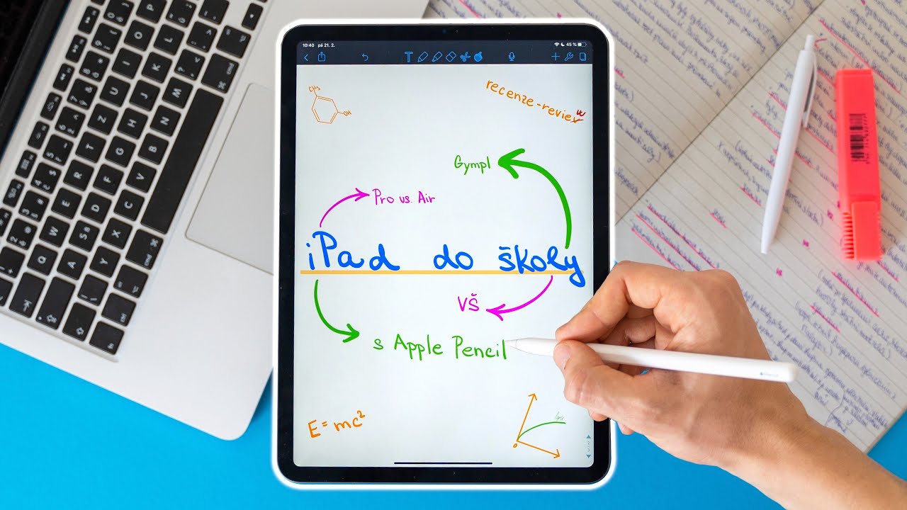 iPad do školy - jak používat iPad při studiu místo sešitu, nebo notebooku // Recenze CZ