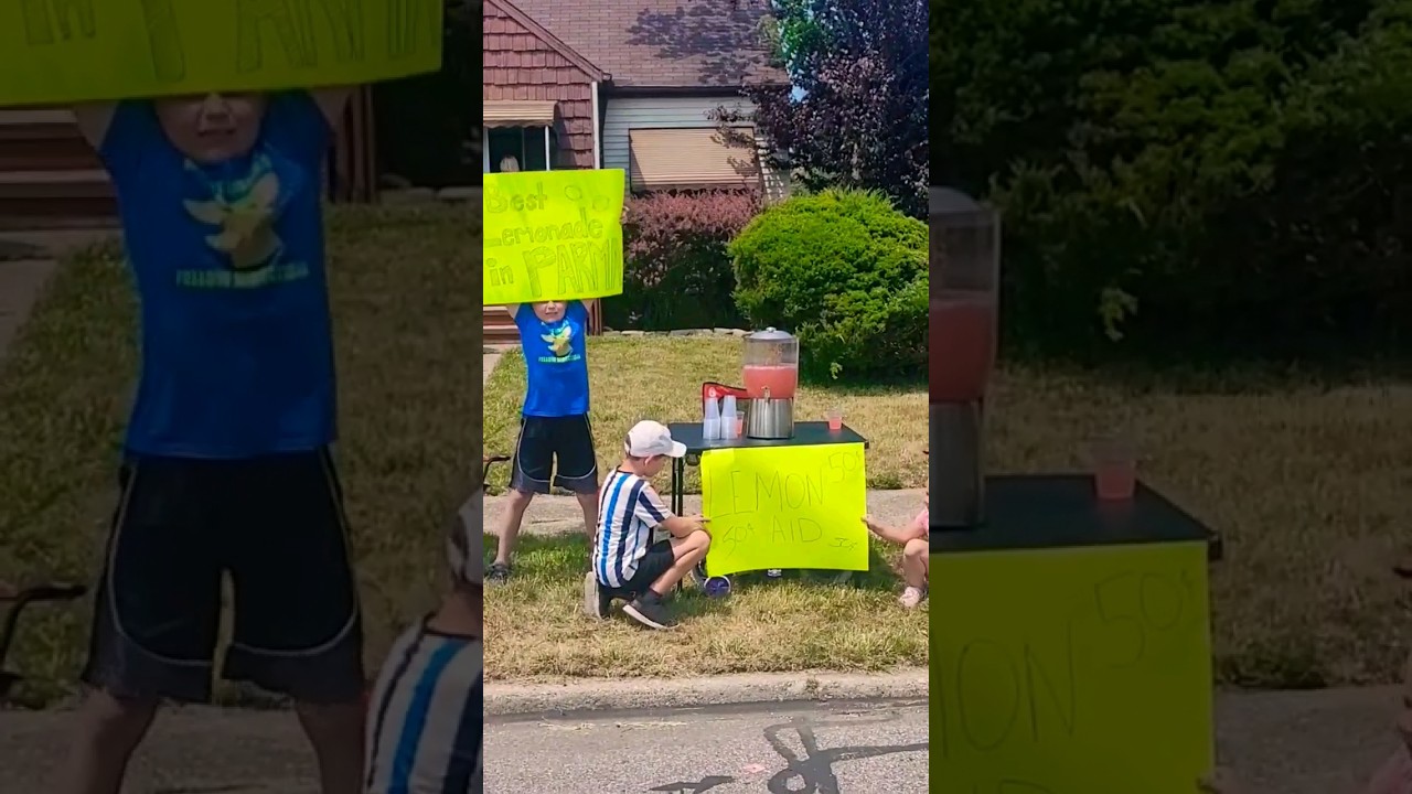Lemonade Stands! #shorts #summer #kids #lemonade #lemon #sweet #cute