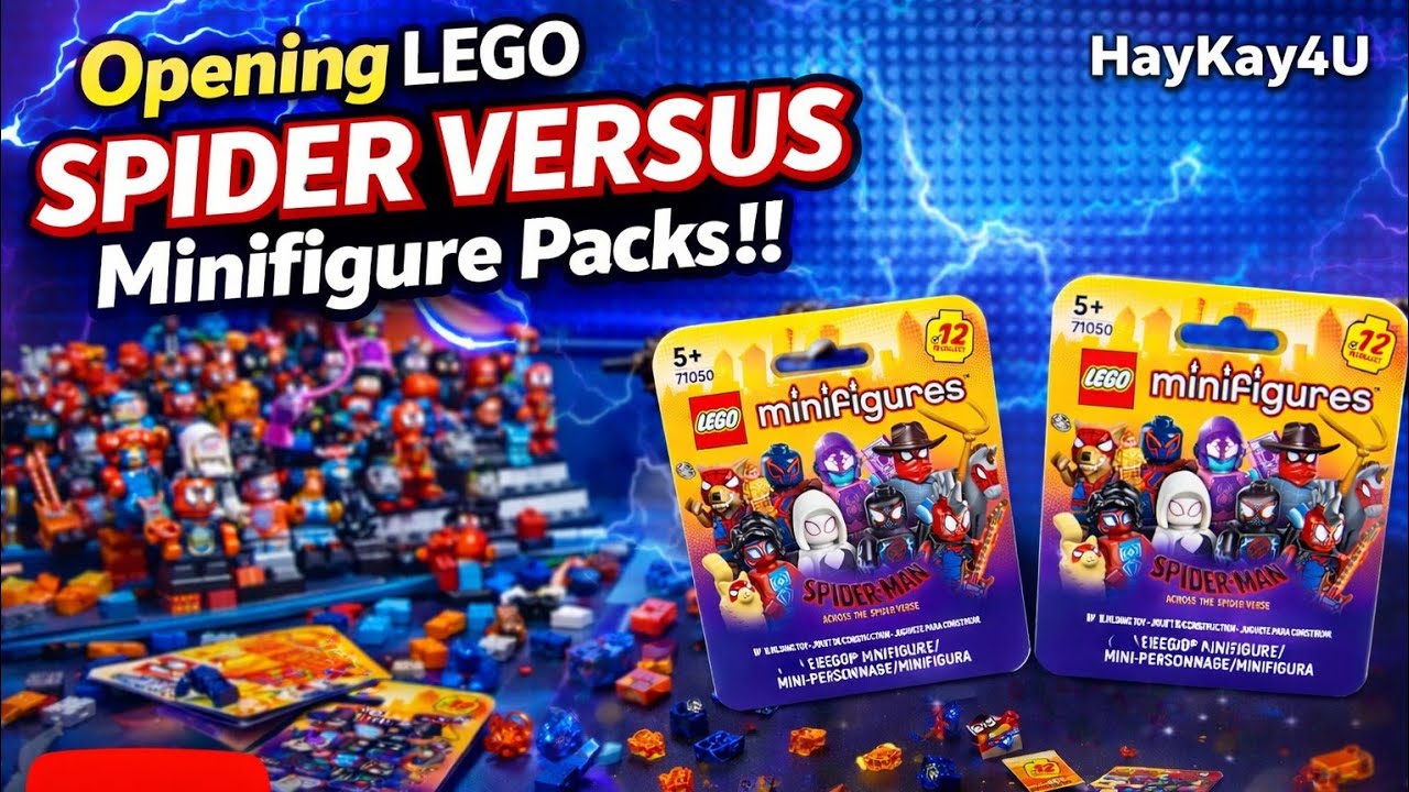 Opening LEGO Spider Versus Minifigure Packs!!