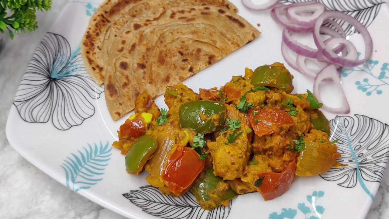 Soya Tikka Masala | Soya Chunks Recipe | सोयाबीन की सब्ज़ी | Soyabean Sabji | Side Dish For Roti