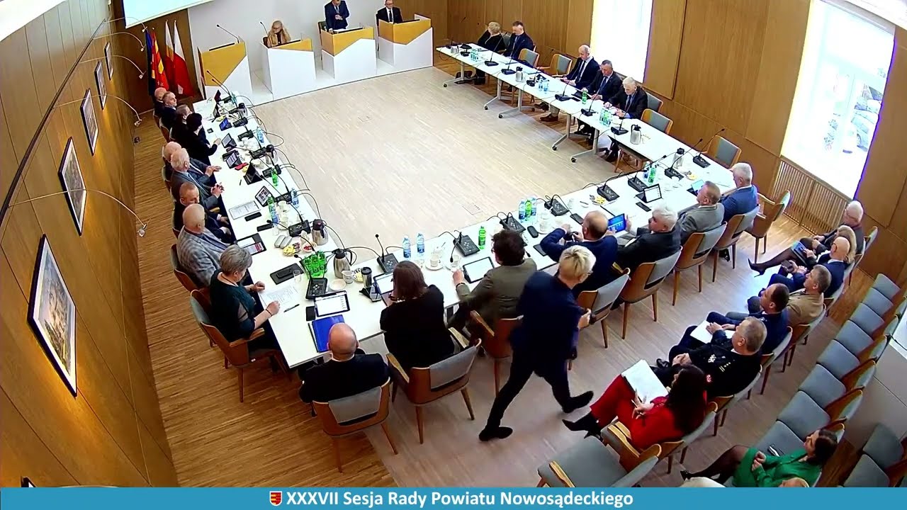 XXXVII Sesja Rady Powiatu Nowosądeckiego VI kadencji, Nowy Sącz, 31 marca 2023 r.