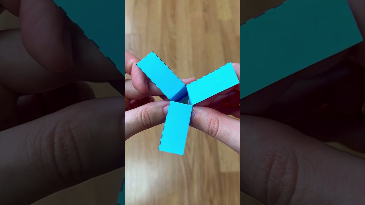 WORLD's Easiest Paper Helicopter | DIY Paper Craft #shorts #papercraft