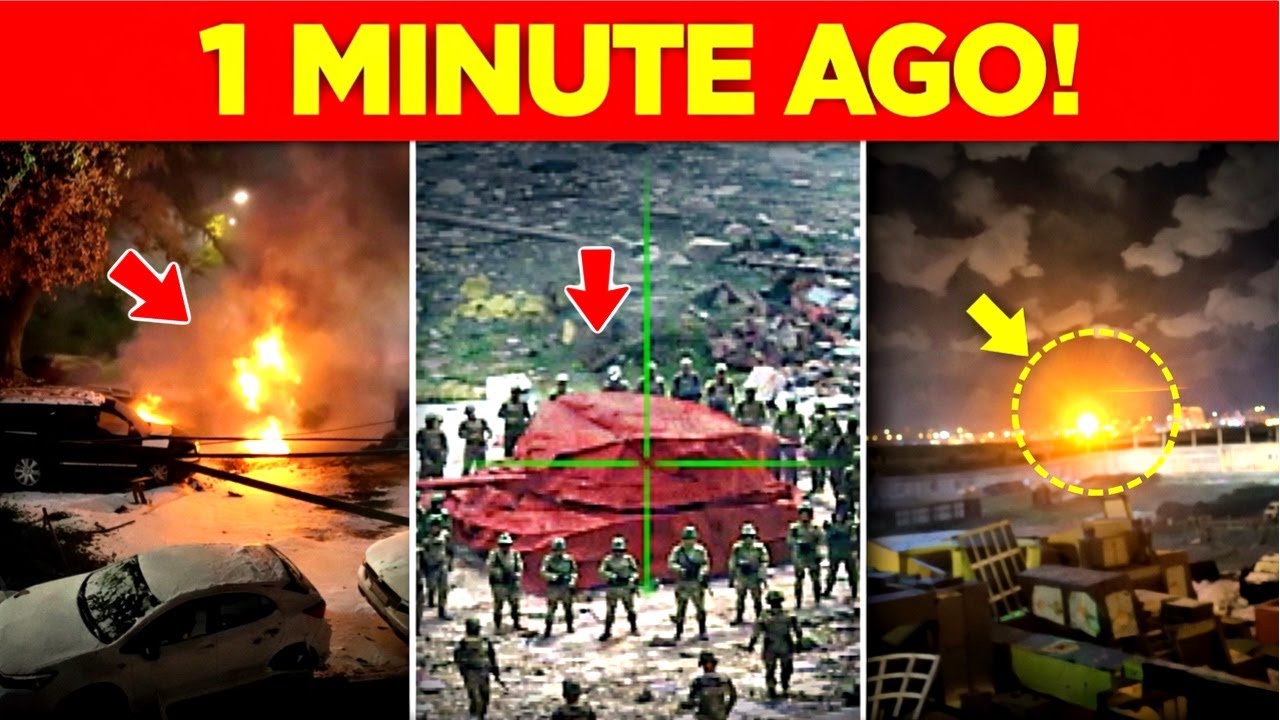 Hezbollah 'Sets Tel Aviv On FIRE' With DEADLY Strikes As Iranian Missiles DESTROY IDF Buildings