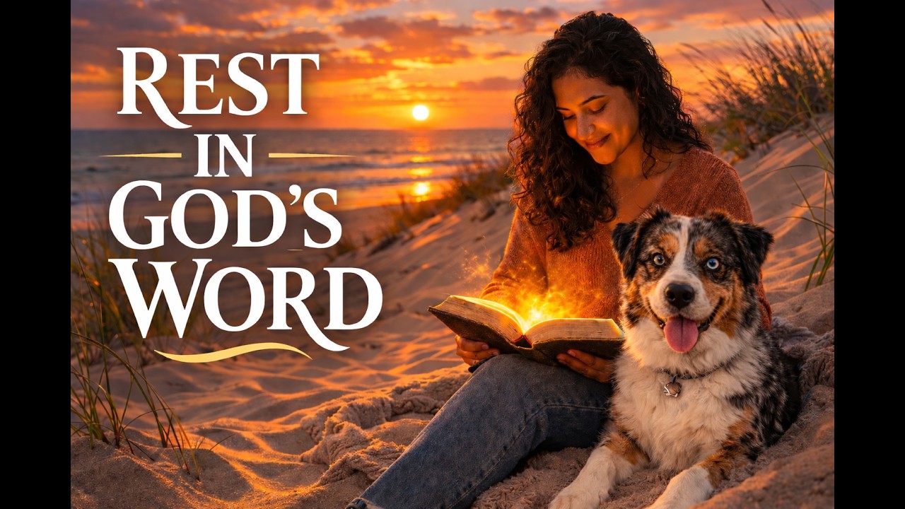 Life by the Spirit | Romans 8:1-28 ESV (Read Along Scripture with Peaceful Ocean Waves)