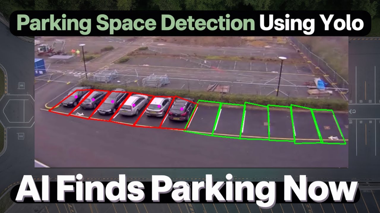 Real-time parking spot detection using YOLOv8 | yolov8 parking space detection and counting