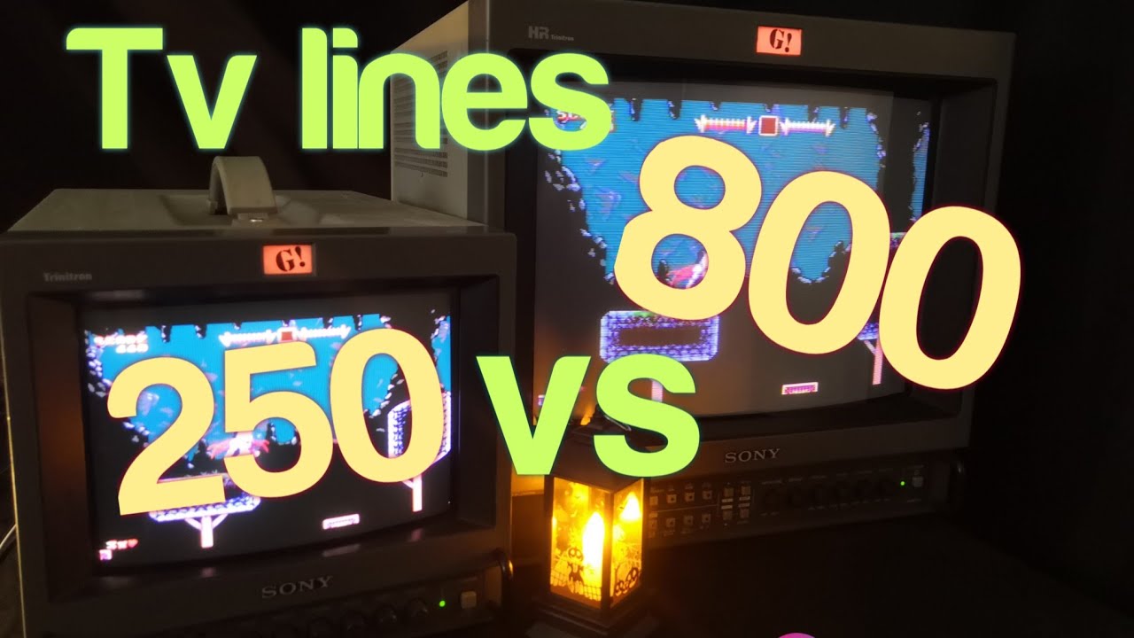 Sony pvm Tv Line Comparison 250 vs 800