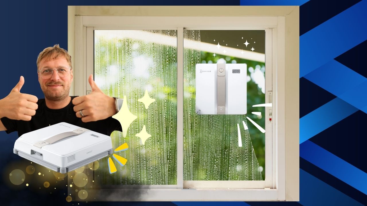 Bye-bye Streifen! ECOVACS WINBOT MINI im Test – wie gründlich putzt der kleine Fensterputzroboter? 🤷