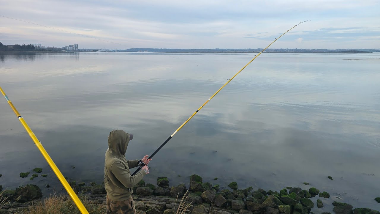 Fishing for a winter bass 