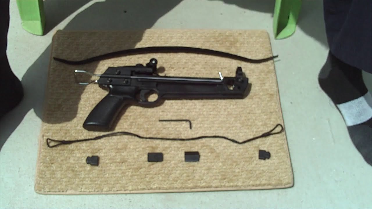 50lb Pistol Crossbow Realswordmaster Stringing Assembly Review
