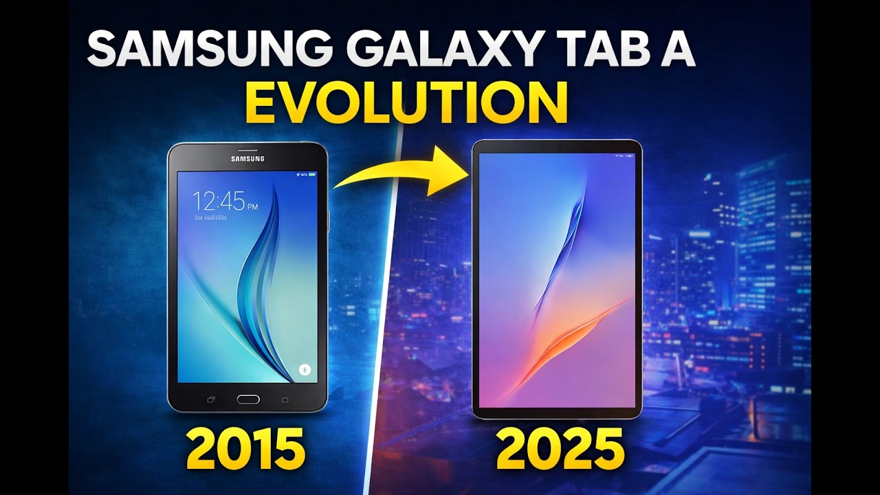 Samsung Galaxy Tab A Evolution (2015–2025)