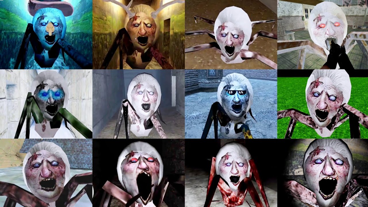 Spider Mom Jumpscares | Granny 1.8.8 Many Dvloper Games Including The Twins, Granny Legacy | Mod