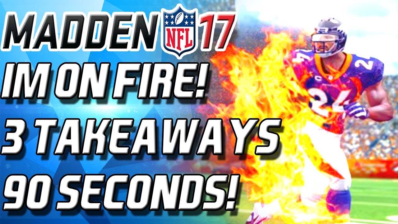 Я в ударе! 3 перехвата за 90 секунд - Madden 17 Ultimate Team
