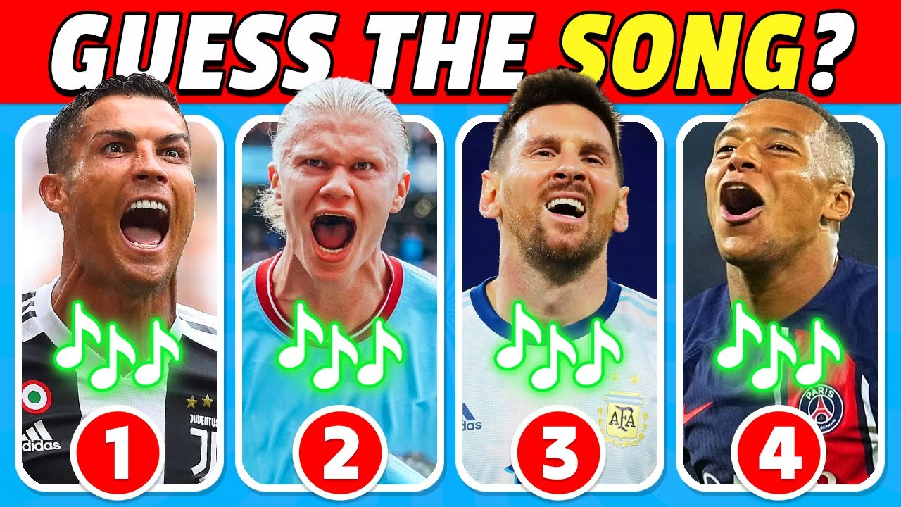 Guess The SONG of Football Players 🎙️⚽️