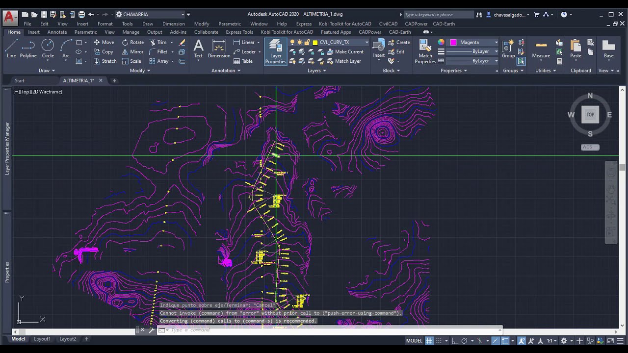 CIVILCAD EN EL DISEÑO DE CARRETERAS