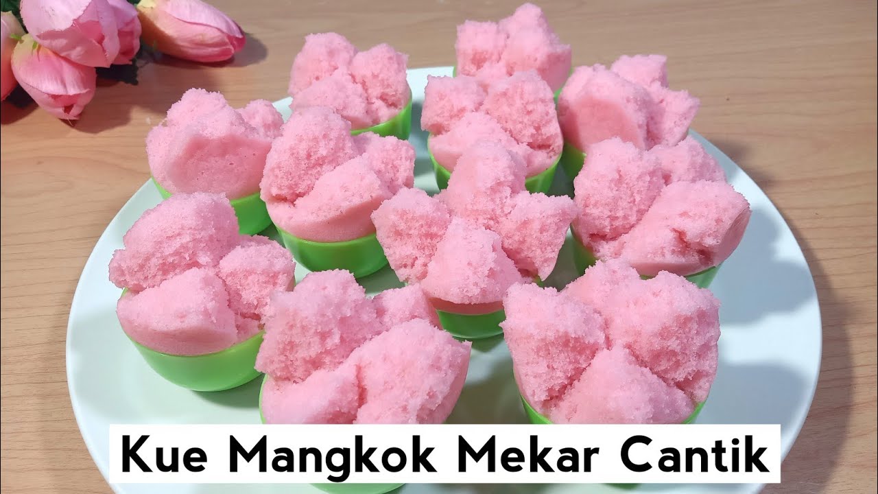 KUE MANGKOK MEKAR MEREKAH TANPA TAPE&TELUR CUMA DIADUK ADUK AJA