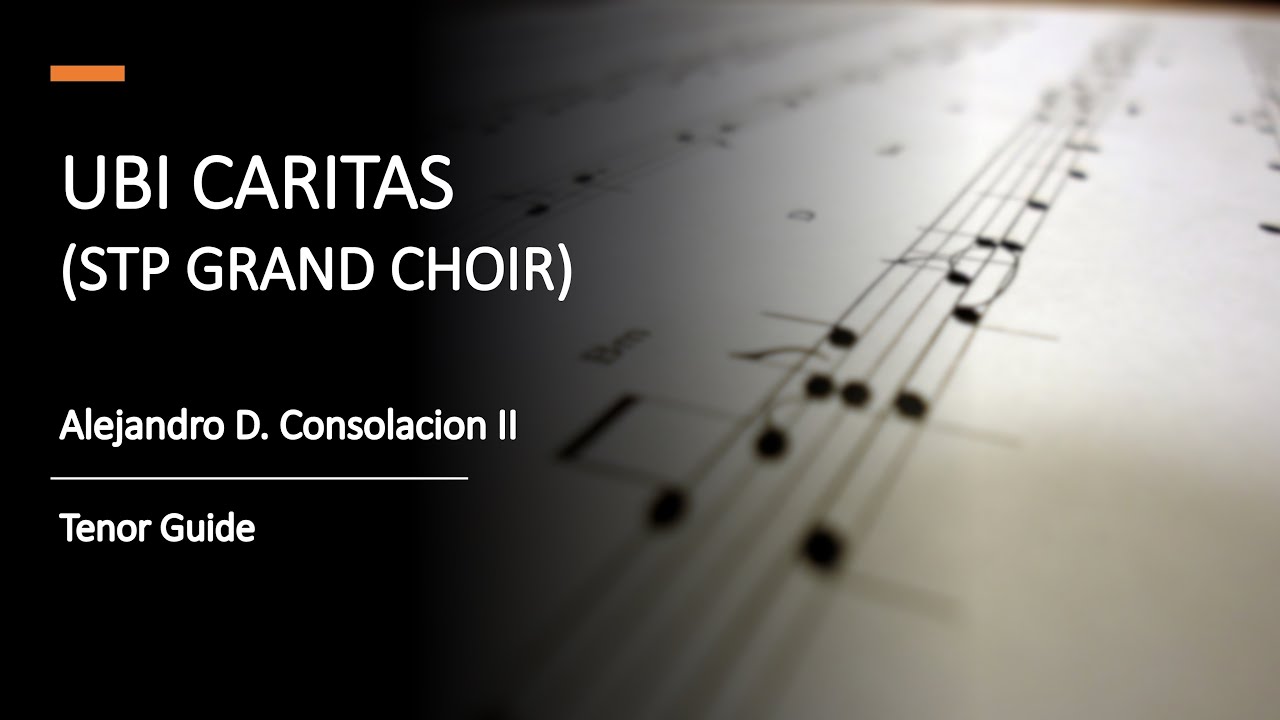 Ubi Caritas (TENOR)