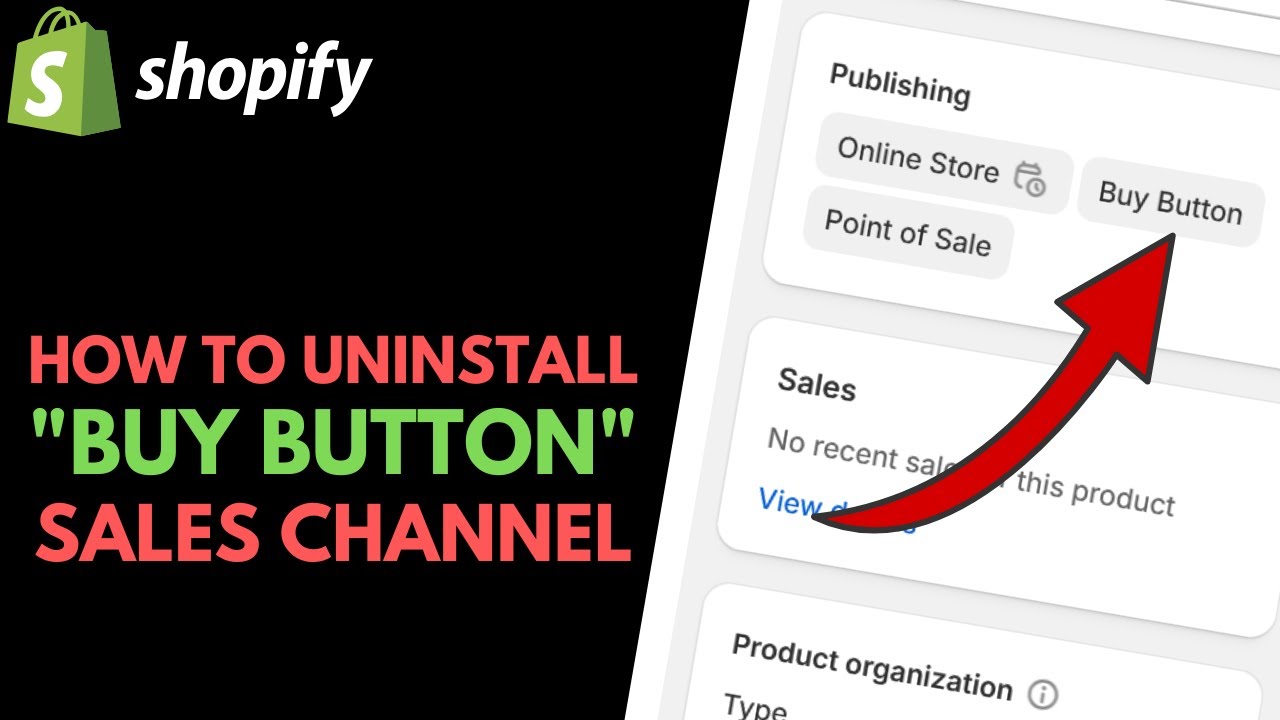 Shopify: Как удалить канал продаж с кнопкой «Купить»