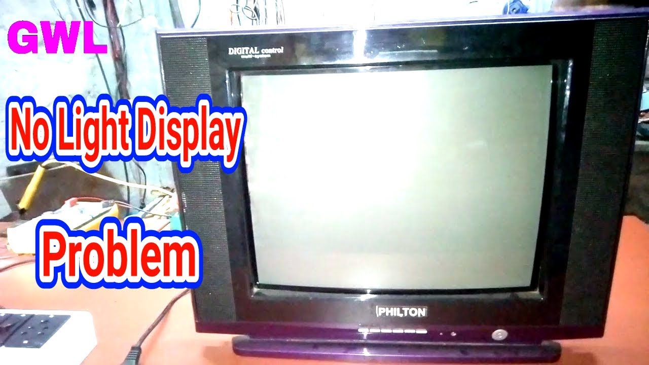 No Light Display Problem But TV On, TV Fault Repair.