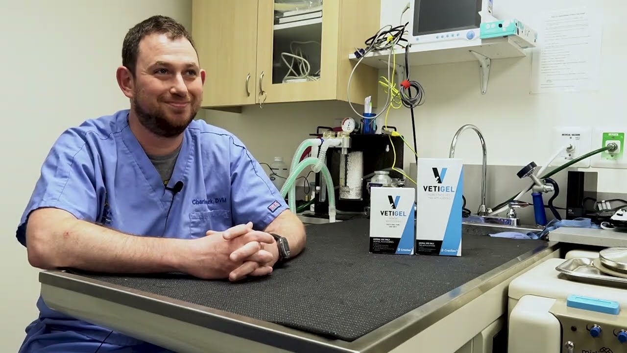 Listen to Dr. Charles Berk's experience with VETIGEL