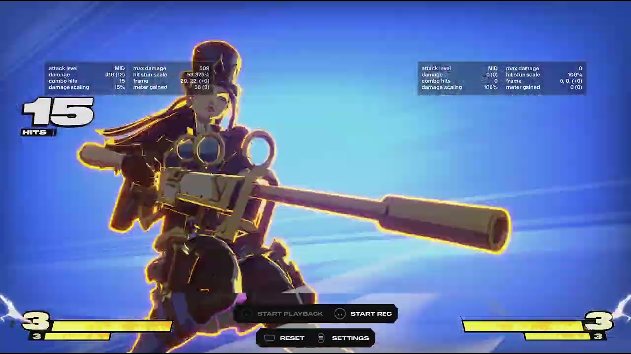 Intermediate Caitlyn Combo (midscreen or corner)