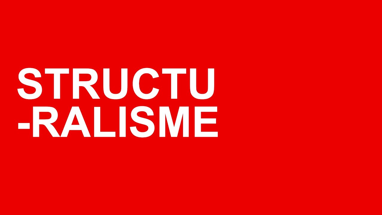 Patrice Maniglier, STRUCTURALISME (ABC Penser)