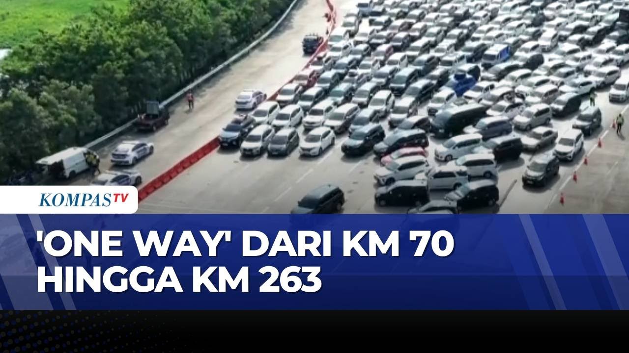 Korlantas Terapkan One Way Tahap Pertama di Tol Cipali hingga Jawa Tengah