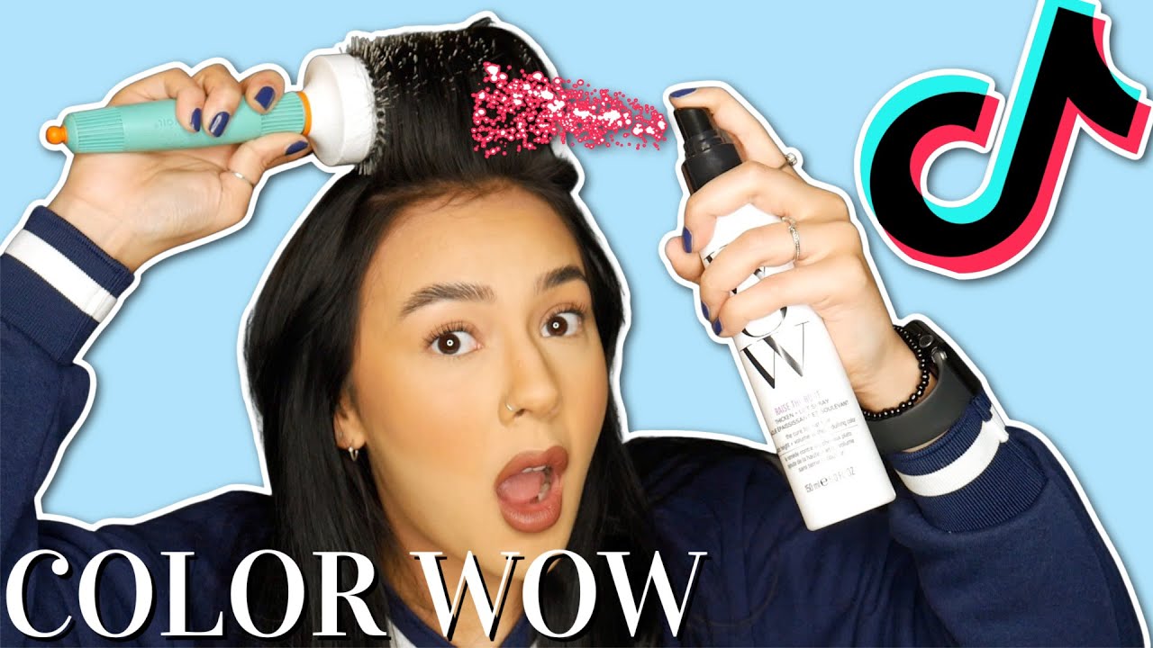 TESTING TIKTOK VIRAL COLOR WOW RAISE THE ROOT SPRAY