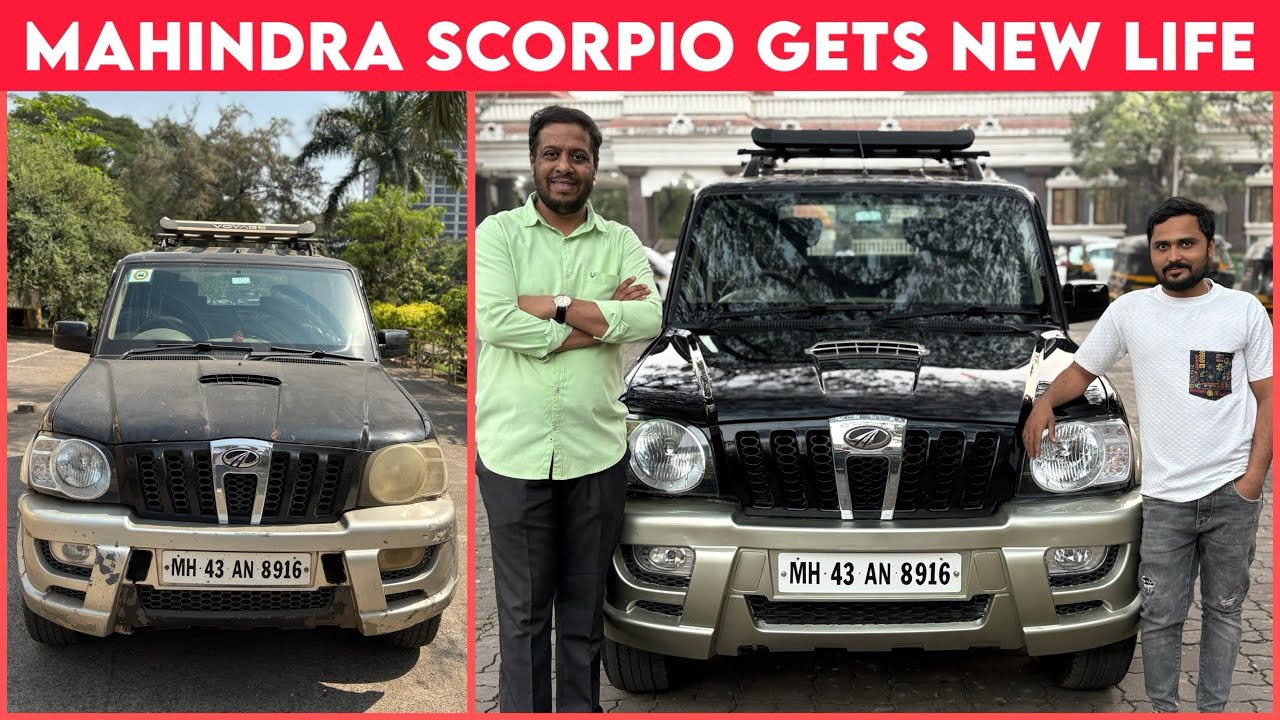 2010 Mahindra Scorpio Restoration | Scorpio Denting Painting | Scorpio modification | #scorpio 