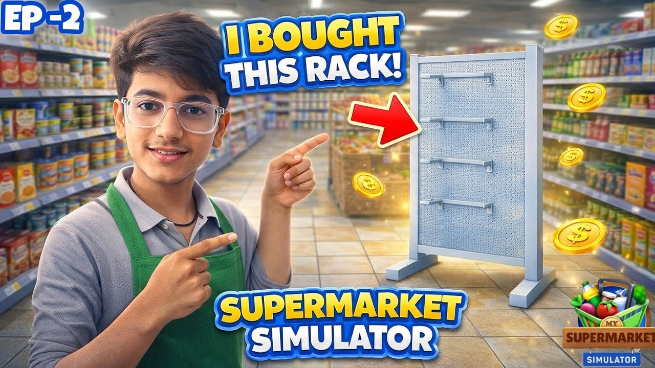 My Supermarket Is Finally Growing! New Rack Bought 🔥(My supermarket simulator 3D)