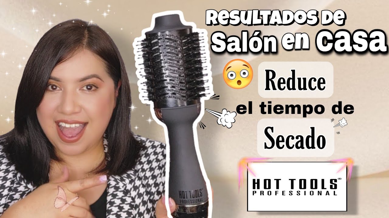 Cepillo Hot Tools One Step Secador y Voluminizador Black Gold | Kary Alonso