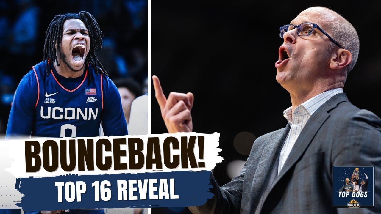 UConn's MASSIVE bounceback win, Dan Hurley LIVE and the Top 16 reveal