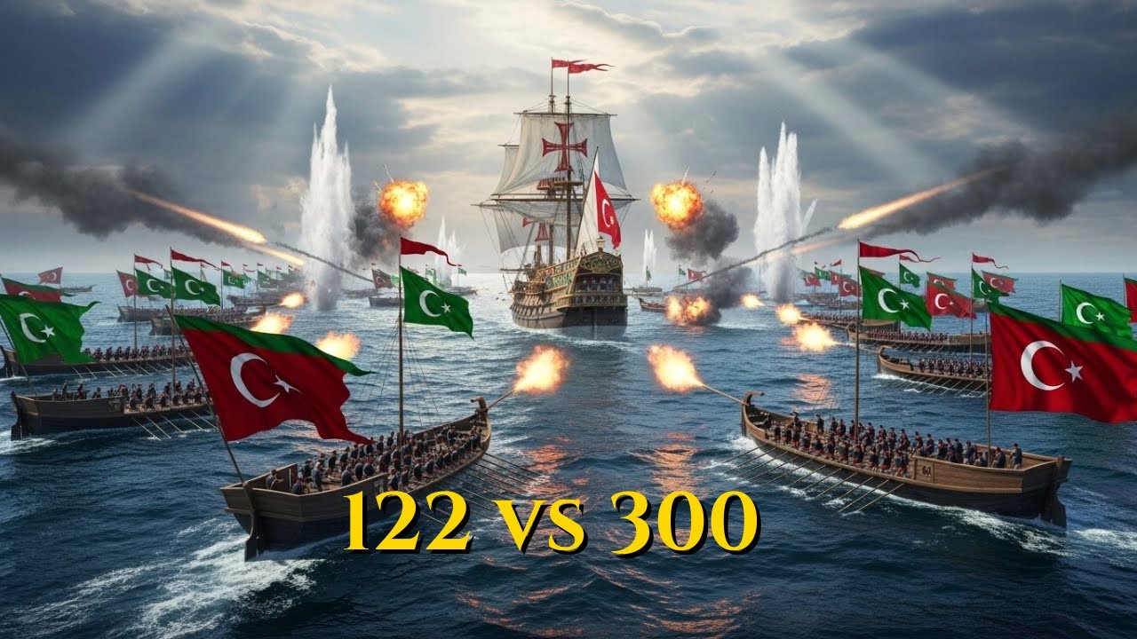 La BATALLA NAVAL que ENTREGÓ el MEDITERRÁNEO a los OTOMANOS - 1537