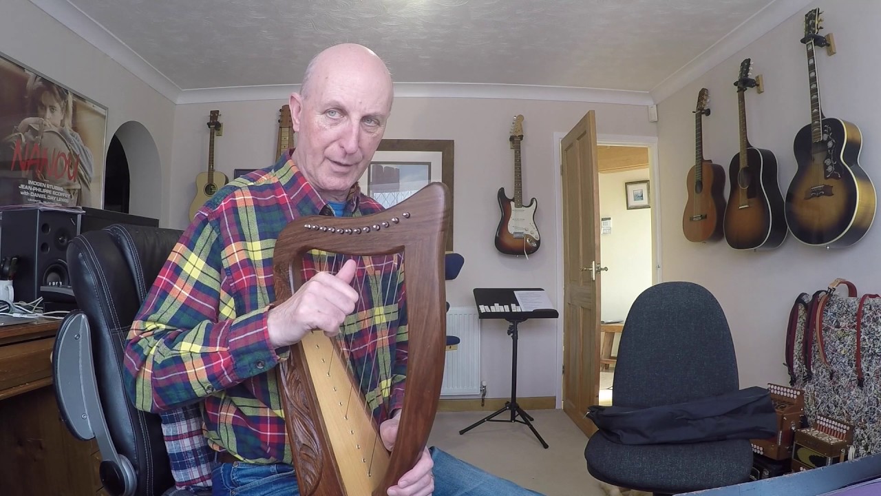 Learning To Play The Harp - Vlog 1 (Gear 4 Music 12 string Harp)