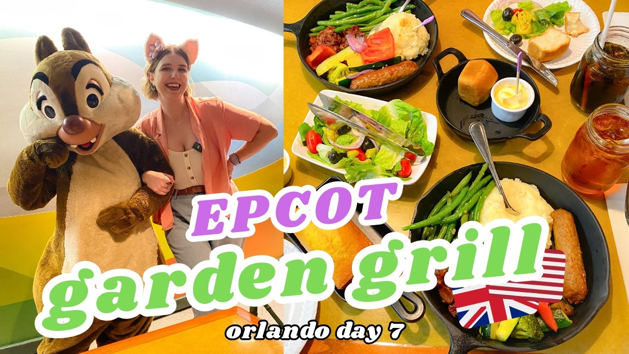 WALT DISNEY WORLD VLOG Garden Grill 🌱 Festival of the Arts Epcot 🎨🖌️