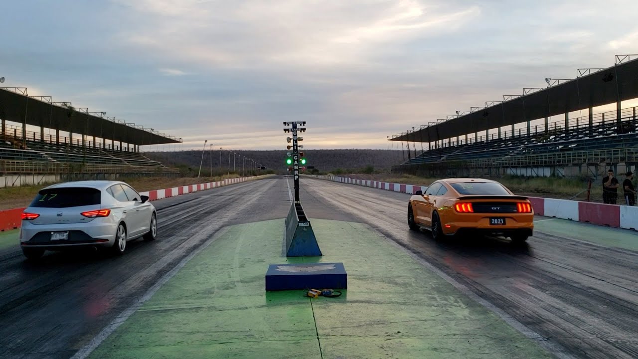 Seat Cupra Nitro vs Mustang 5.0 | ARRANCONES AUTÓDROMO CULIACÁN | DRAG RACING